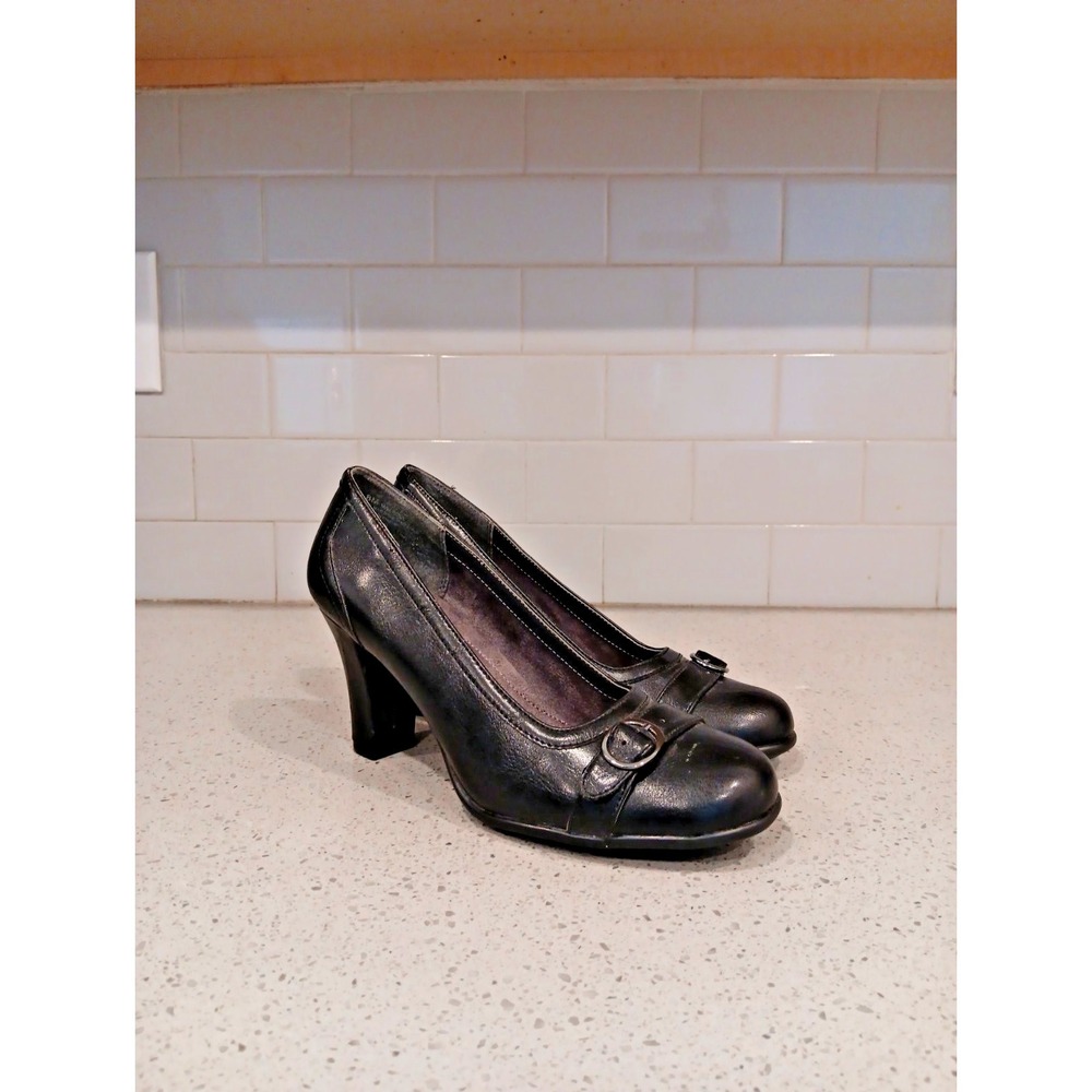 Aerosols comfort pumps 8 Black womens heel Shoes